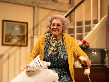 Meera Syal in Noises Off. Photo: Helen Maybanks