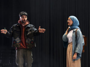 Usaamah Ibraheem Hussain and Humera Syed in Peanut Butter & Blueberries. Photo: Oluwatosin Daniju