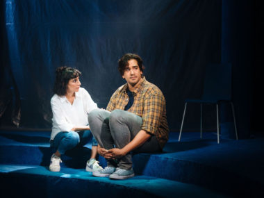 Mariam Haque and Nathaniel Curtis in The Real Ones. Photo: Helen Murray