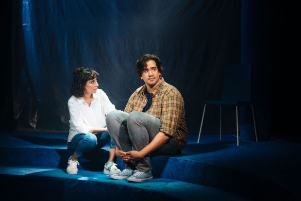 Mariam Haque and Nathaniel Curtis in The Real Ones. Photo: Helen Murray