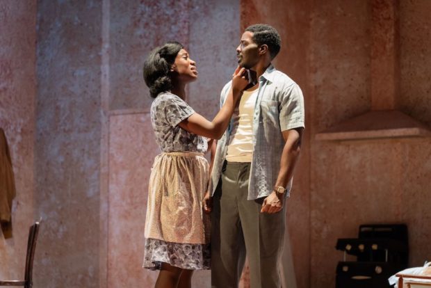 Cash Holland and Solomon Israel in A Raisin in the Sun. Photo: Ikin Yum