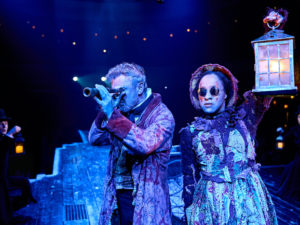 John Simm and Jenny Fitzpatrick in A Christmas Carol. Photo: Manuel Harlan