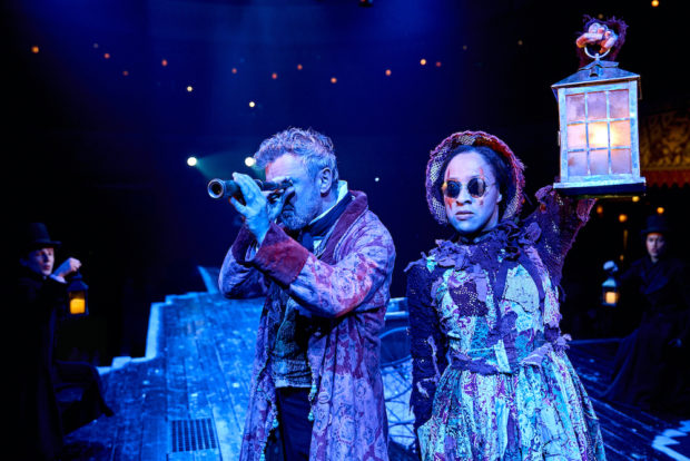 John Simm and Jenny Fitzpatrick in A Christmas Carol. Photo: Manuel Harlan