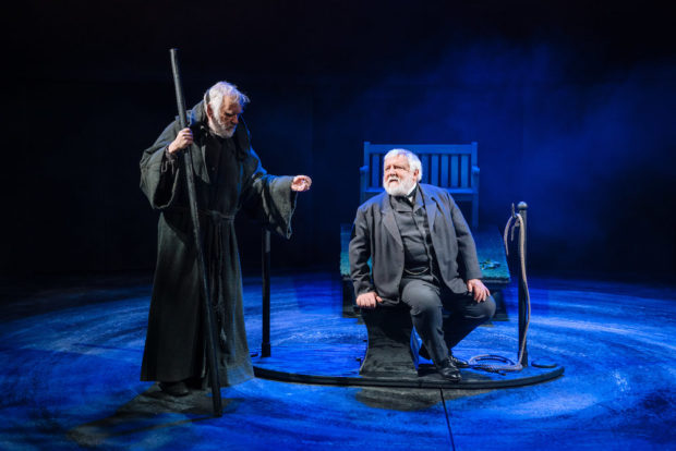 Alan Williams and Simon Russell Beale in The Invention of Love. Photo: Helen Murray