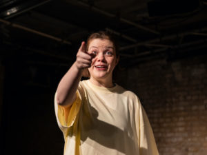 Georgie Henley in Tarantula. Photo: Kate Hockenhull